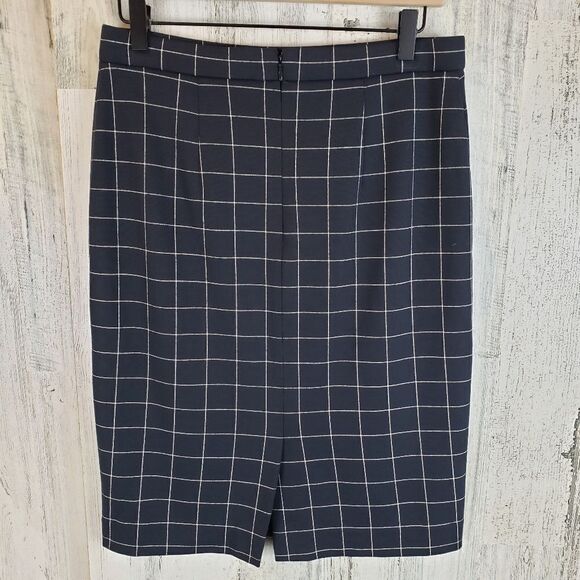 Ann Taylor Window Pane Skirt Sz 4 - Picture 3 of 5